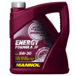 Масло Mannol Energy Formula JP 5w30 син. 4л (API SN ; ILSAC GF-5)