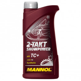 Масло Mannol 2Т син. SNOWPOWER 1л (API TC+; ISO-L-EGD; JASO FD) д/скут. и снегоходов