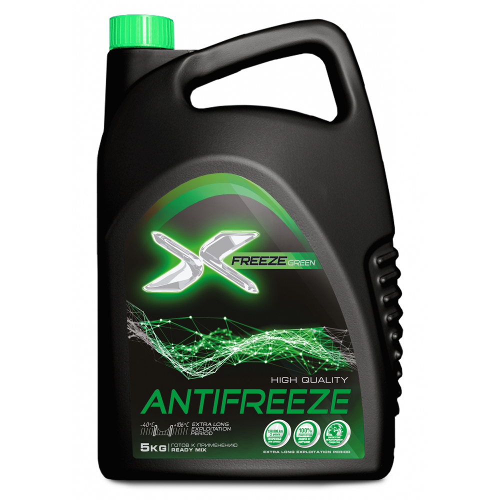 Охлаждающая Жидкость X-Freeze Green 3 кг