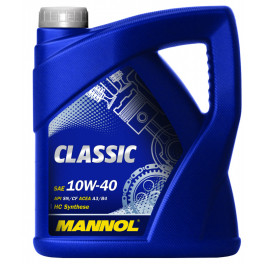 Масло Mannol  Classic 10w40 п/с 4л  (API SN/CF; ACEA A3/B4)