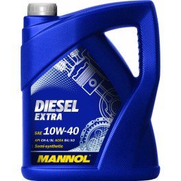 Масло Mannol Diesel Extra 10w40 п/с 5л (API CH-4/SL; ACEA B3/A3)