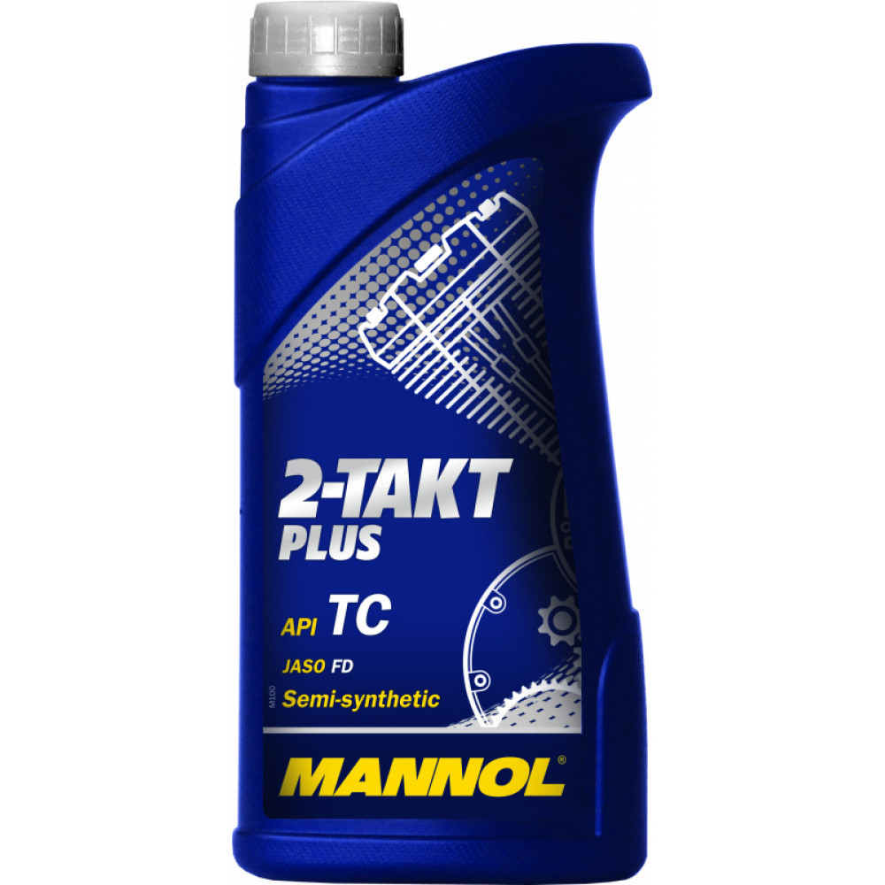 Масло Mannol 2T п/с PLUS 1л (API TC; JASO FD)