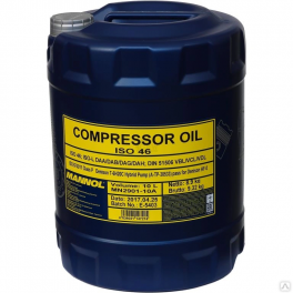 Масло компрес. Mannol Compressor Oil ISO  46 мин.  20л (ISO-L DAA,DAB,DAG&DAH)