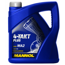 Масло Mannol 4T п/с 10w40 PLUS 4л (API SL; JASO MA/MA2)