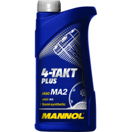 Масло Mannol 4T п/с 10w40 PLUS 1л (API SL; JASO MA/MA2)