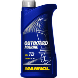 Масло Mannol 2T Outboard Marine (API TD; NMMA TC-W3) 1л