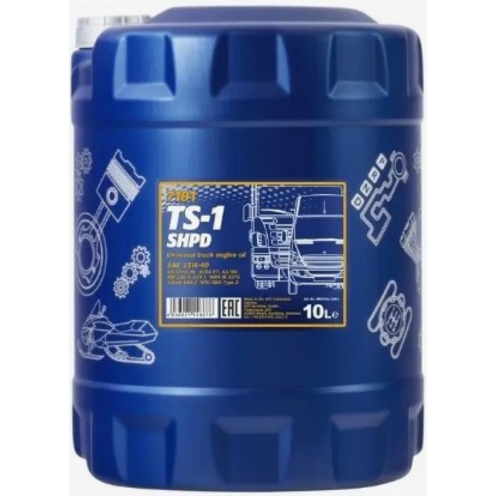 Масло Mannol TS-1 SHPD 15w40 10 л