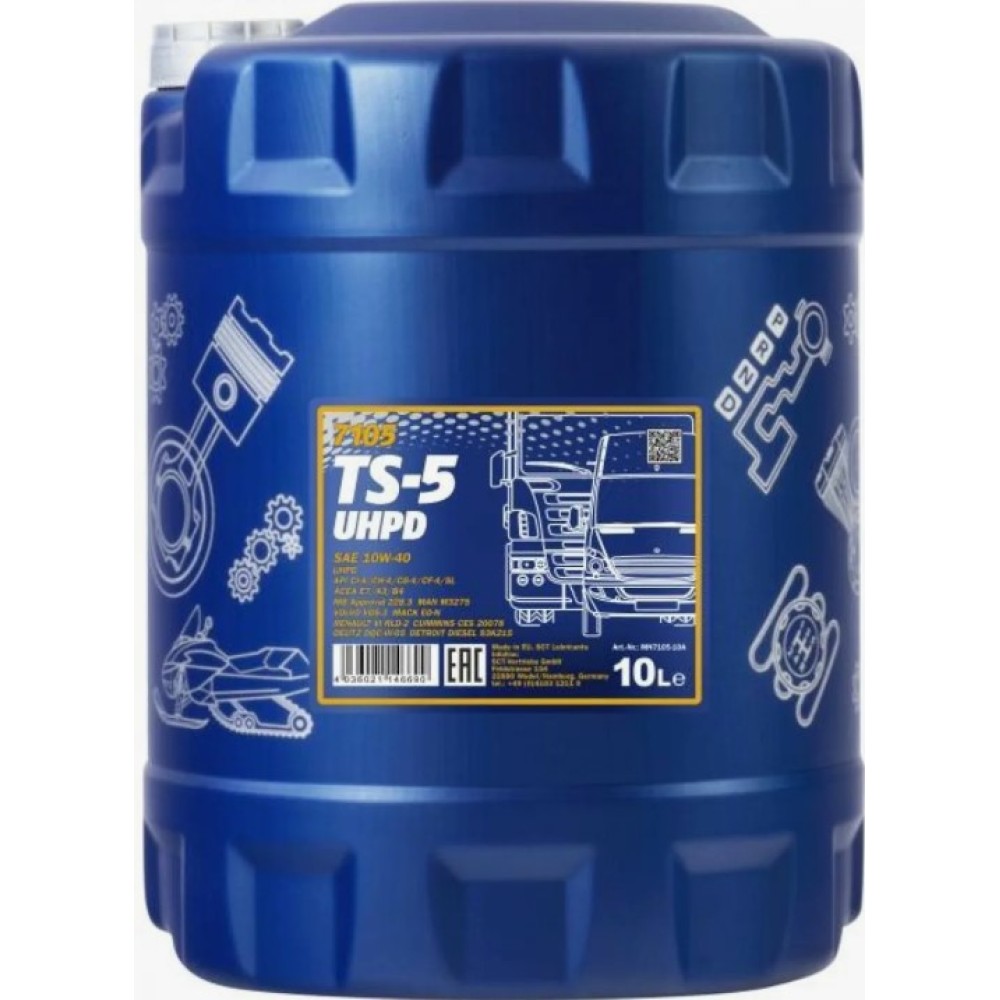 Mannol TS-5 UHPD п/с 10w40 10 л