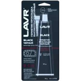 Герметик-прокладка черный высокотемпературный BLACK LAVR  Ln1738 85г ( уп.12 шт)