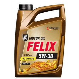 Масло моторное Felix SAE 5W30 API SN, ACEA C3 в п/э бут. 4 л