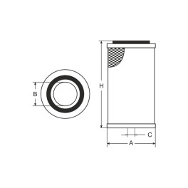 Фильтр воздушный SCT SB 3305