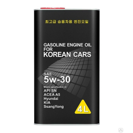 Масло KOREAN CARS FANFARO 5W30 4 л