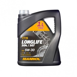 Масло моторное 5w30 син. Longlife 5л АКЦИЯ 4+1
