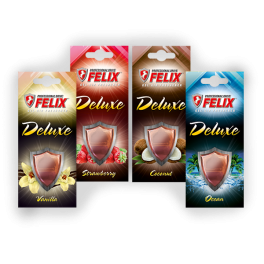 Гелевый ароматизатор FELIX Delux клубника