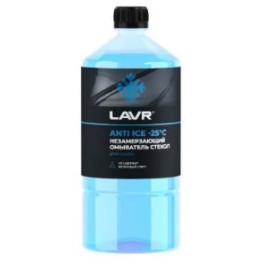 LAVR Незамерзающий омыватель стекол Anti Ice -25°С,Ln1310,  1 л ( уп.12 шт)