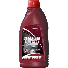 Масло моторное 5w40 син.Favorit Ultra XFE 1л (SL/CF) пластик под заказ