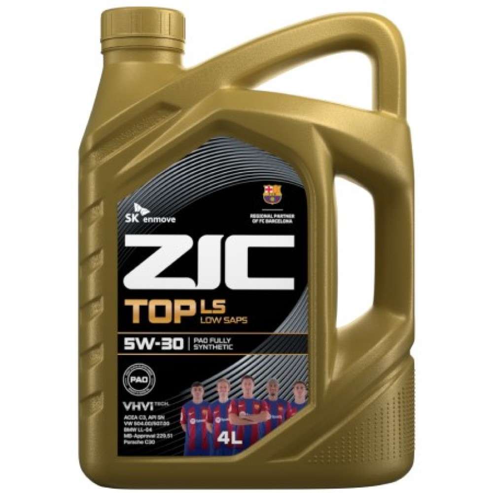 ZIC TOP LS 5W30 (4 л + 1л)
