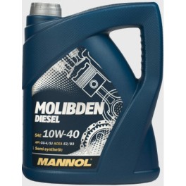Mannol 10w40 П/С Molibden Diesel 5 л