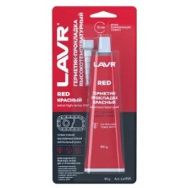 Герметик-прокладка красный высокотемпературный RED LAVR RNV Ln1737 silicone gasket maker 85г ( уп.12