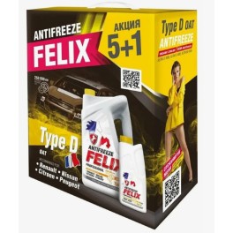 Антифриз FELIX TYPE D 5 кг