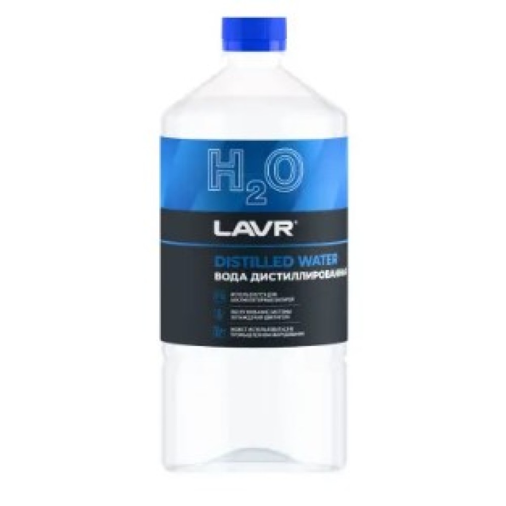 LAVR Вода дистилированная Ln5001 1л ( уп.9 шт)